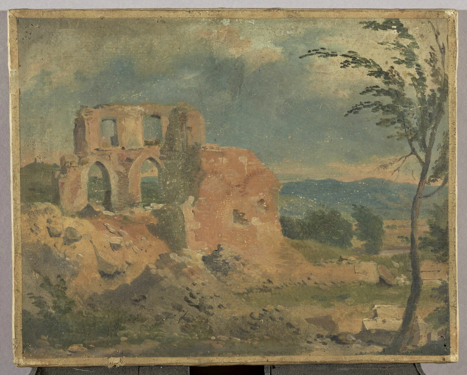 Rovine in un paesaggio - Louvre Collections